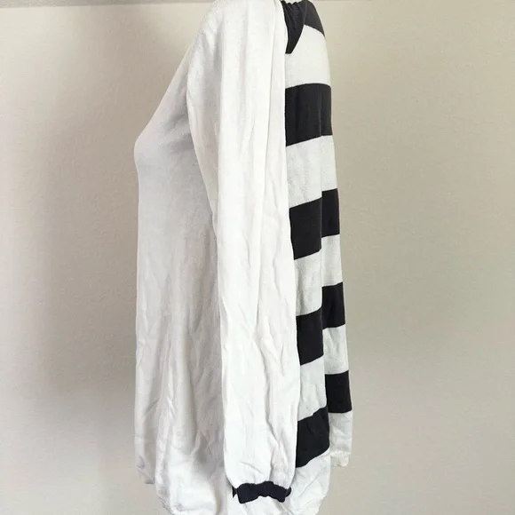 Lisa Todd Long Sleeve V Neck Sweater Size Small Cotton Silk Blend - Picture 2 of 7